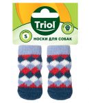 Носки (Triol) для собак Ромбы, размер S