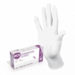 Перчатки (ECO) винил смотровые нестерильные опудренные, M 100шт/упак