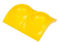 Миска (Сибирская кошка) Котяус Смол 140мл двойная для кошек Миска (Сибирская кошка) Котяус Смол 140мл двойная для кошек