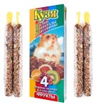 Кузя 0,14кг палочки (белки, минер.,вит.) фрукты для грызунов (4шт) Кузя 0,14кг палочки (белки, минер.,вит.) фрукты для грызунов (4шт)