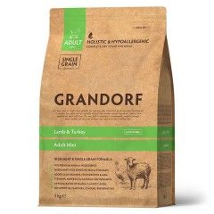 GRANDORF 1кг Lamb&Turkey Mini (ягнёнок с индейкой для собак мини пород)