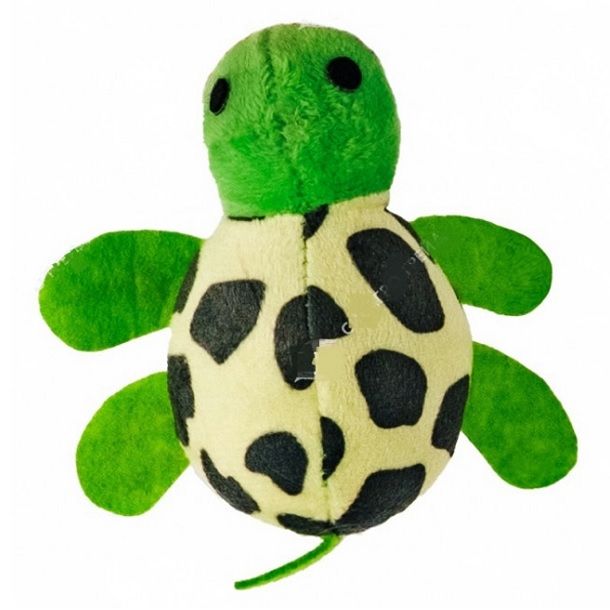 Игрушка Wogy Черепашка 10х6см с заводным механизмом, микс для кошек