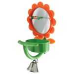 Игрушка (Triol) зеркало с бусинами и кормушкой для птиц 7,5*15 см Игрушка (Triol) зеркало с бусинами и кормушкой для птиц 7,5*15 см