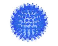 Мяч (ZooOne) массажный  8 см прозрачный Crystal (синий) 580C-5