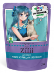 ZILLII (Зилли) Cat Sterilized 0,075кг филе куриное филе лосося в желе для стерилизованных кошек (356558) ZILLII (Зилли) Cat Sterilized 0,075кг филе куриное филе лосося в желе для стерилизованных кошек (356558)
