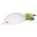 Игрушка (Triol) SH02N Мышь 3.5' погремушка с пером (3шт)